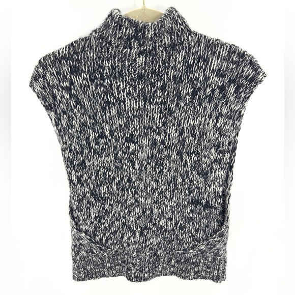 360 Cashmere Black Multi Beau Cashmere Wool Tank Size XS Sleeveless Sweater Top - Picture 5 of 11